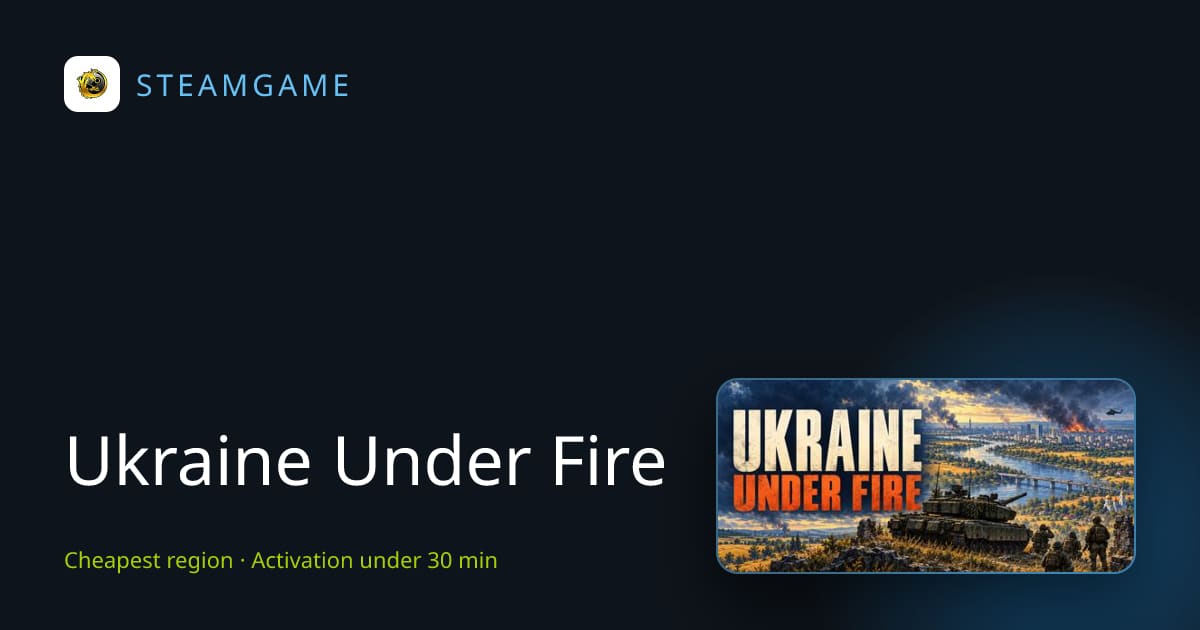 خرید بازی Ukraine Under Fire | استیم گیم